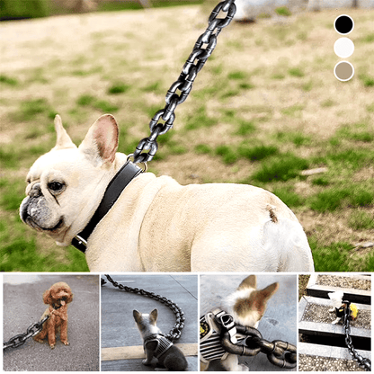 🐾 Funny Dog Leash - Life-Like Iron Chain Design for Large, Medium, and Small Pets 🐕✨