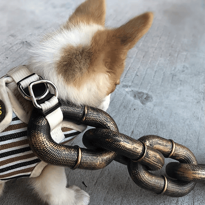 🐾 Funny Dog Leash - Life-Like Iron Chain Design for Large, Medium, and Small Pets 🐕✨